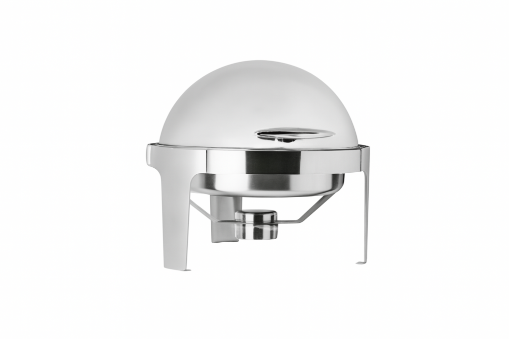 Round Roll Top Chafing Dish