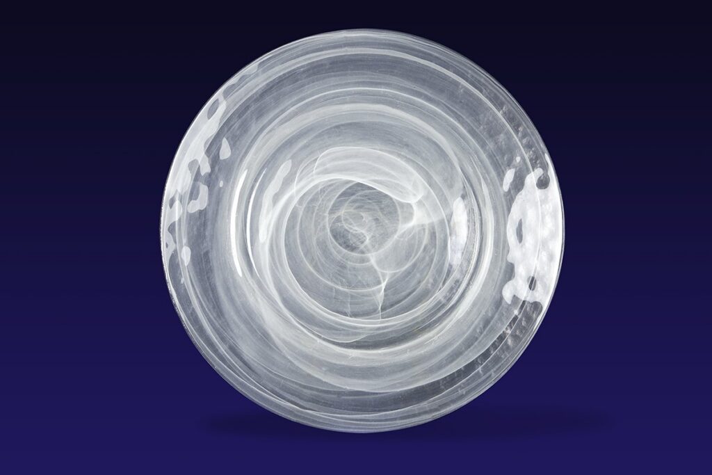 Frosted Swirl Liner Plate