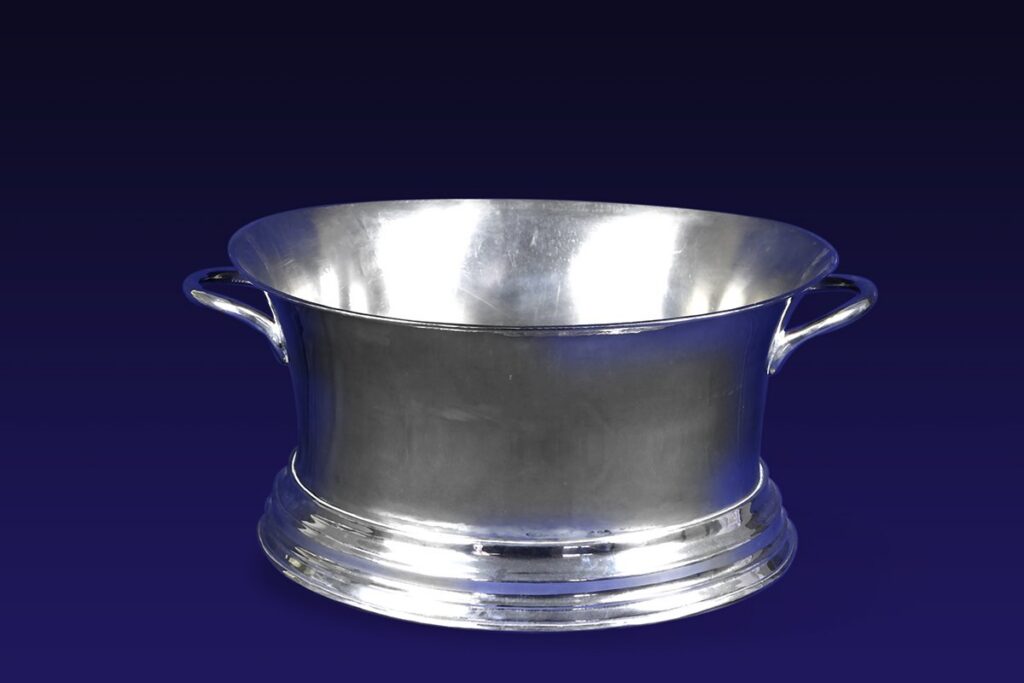 Silver Champagne Chiller – Oval