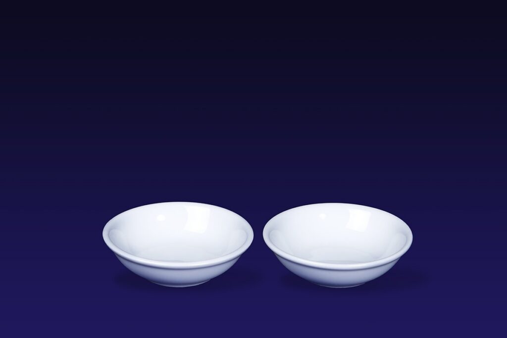White Pinch Bowls