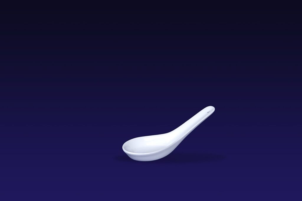 Chinese Spoon – White